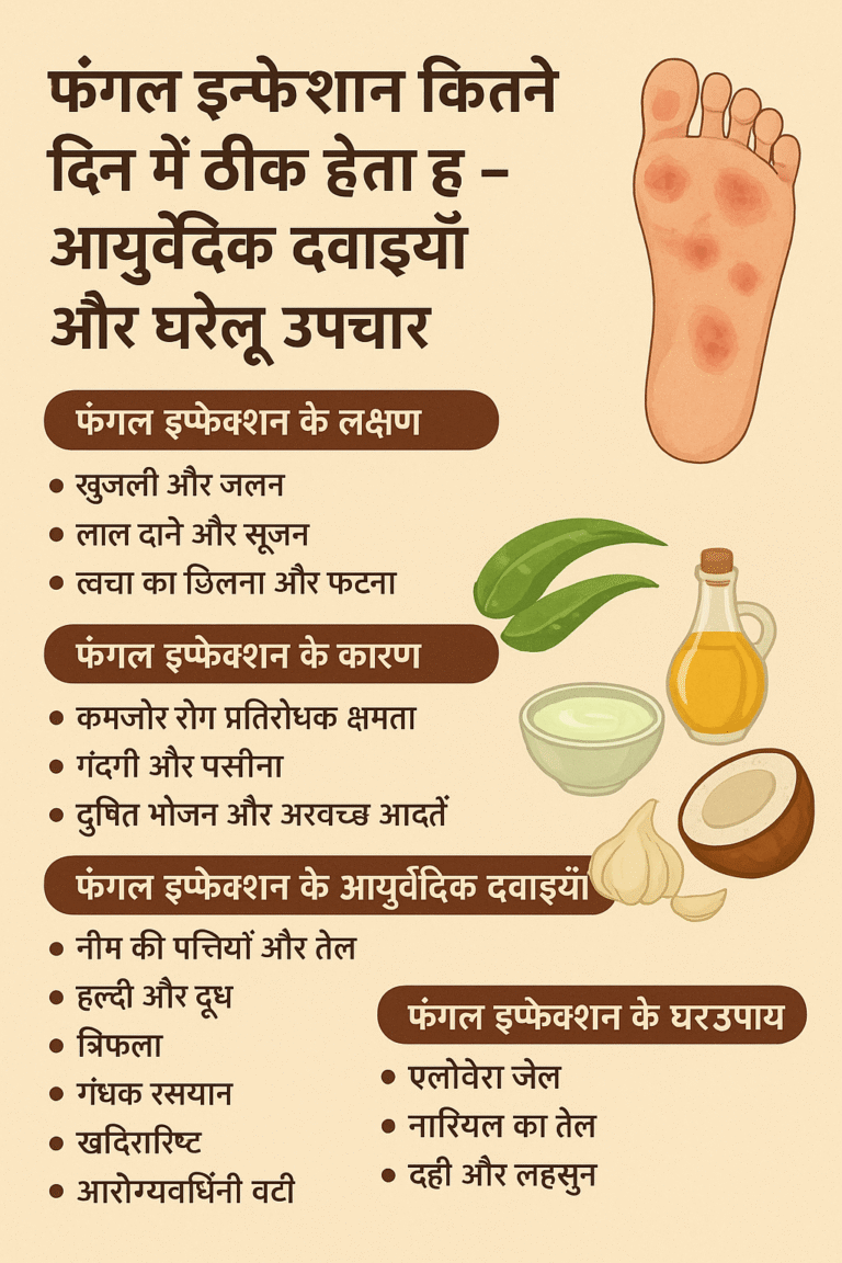 फंगल इन्फेक्शन कितने दिन में ठीक होता है